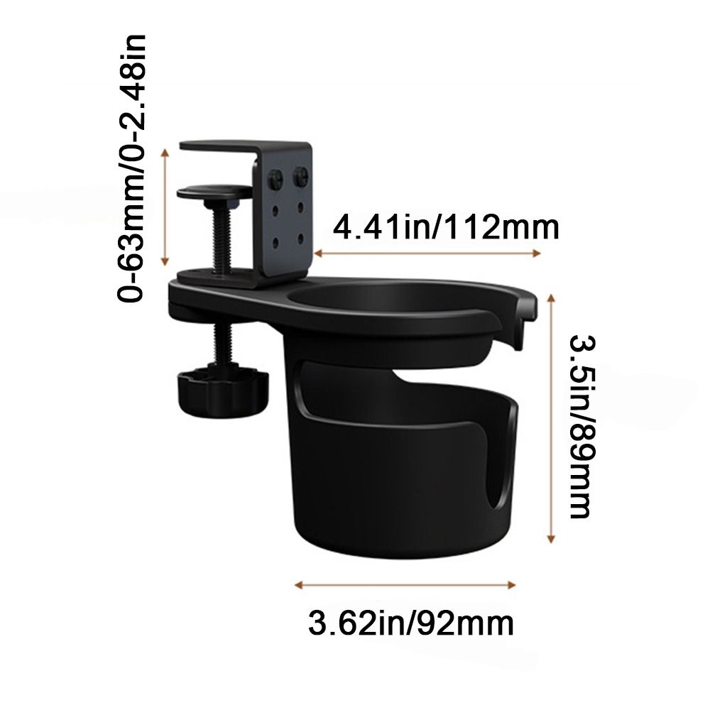 Anti-Spill Rotating Mug Holder Plastic Deskside Mug Holder Sturdy Coffee Mugs Bottles Rack  Office