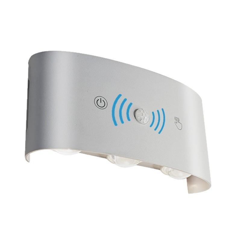 1Pc Charging Induction Wall Lamp Magnetic Suction Lamp Wireless Wall Lamp No Wiring No Punching Bedside Bedroom Night Light Room Induction