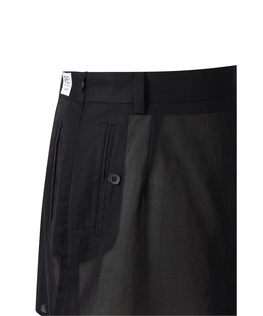 RECODE Asymmetric Draped Skirt_Rqkam25548Otx