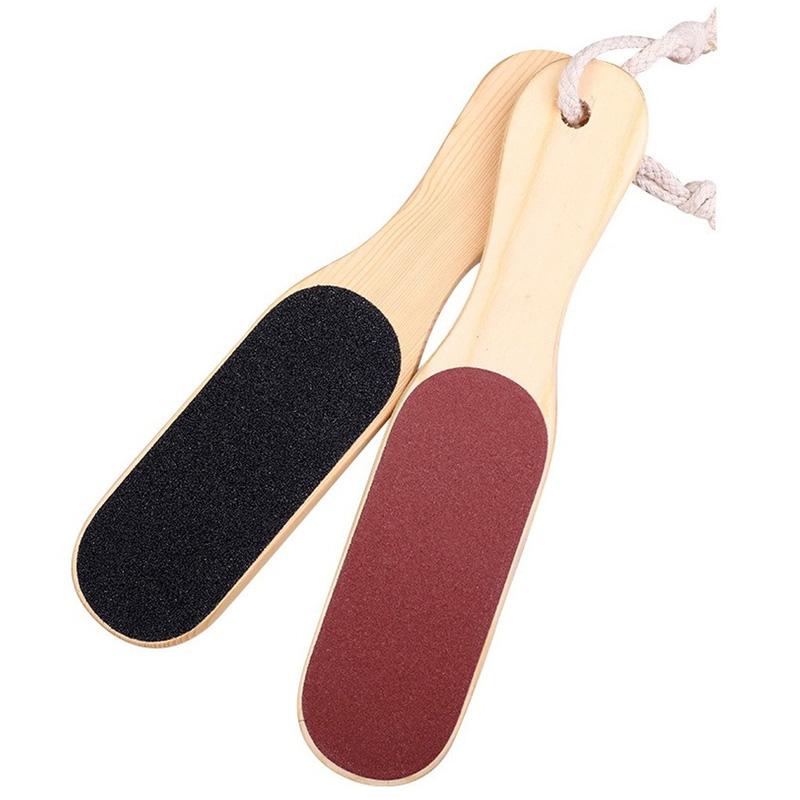 

1 шт. пилка для ног педикюрные инструменты двухсторонние крем для восстановления пяток деревянная ручка уход за ногами против высыхания трещин 20 г крем для ног