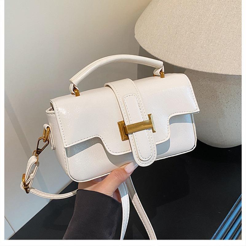 New niche retro handbag small bag women's simple small square bag versatile shoulder messenger bag