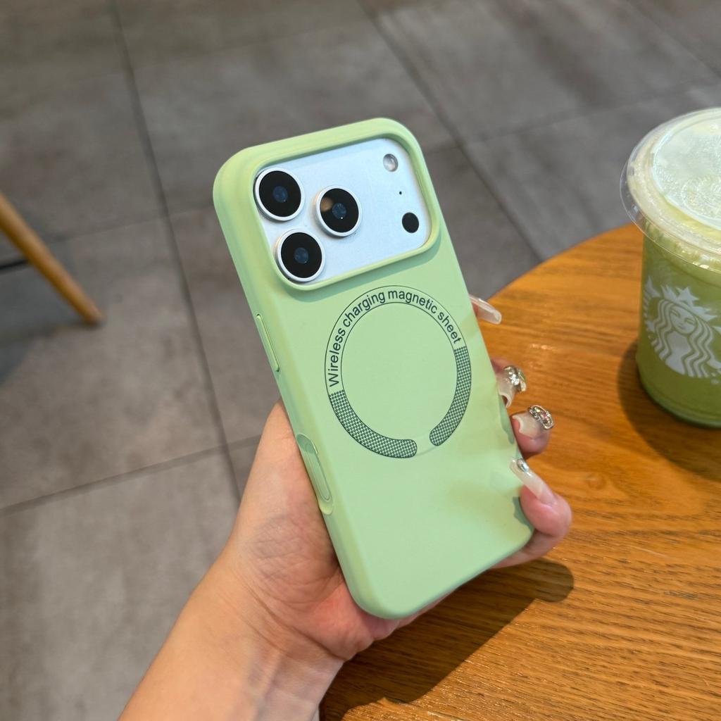 Orange Flüssigsilikon Magnetische Hülle Für iPhone 17 ProMax 16 15 14 13 12 11 Pro Max Plus Air Unisex Für Magsafe Stoßfeste Abdeckung