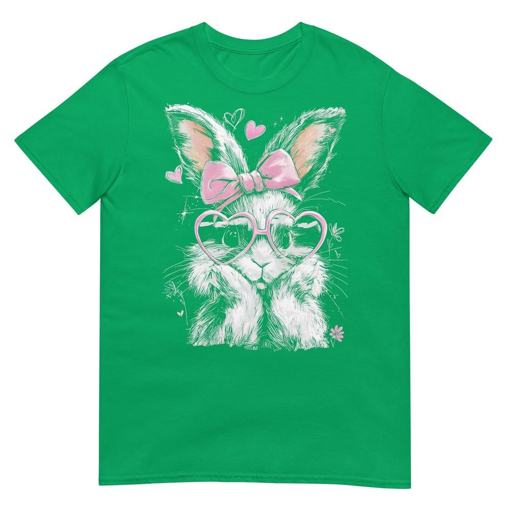 Cute Easter Bunny For Unisex Pink Rabbit Coquette Girly TShirt
