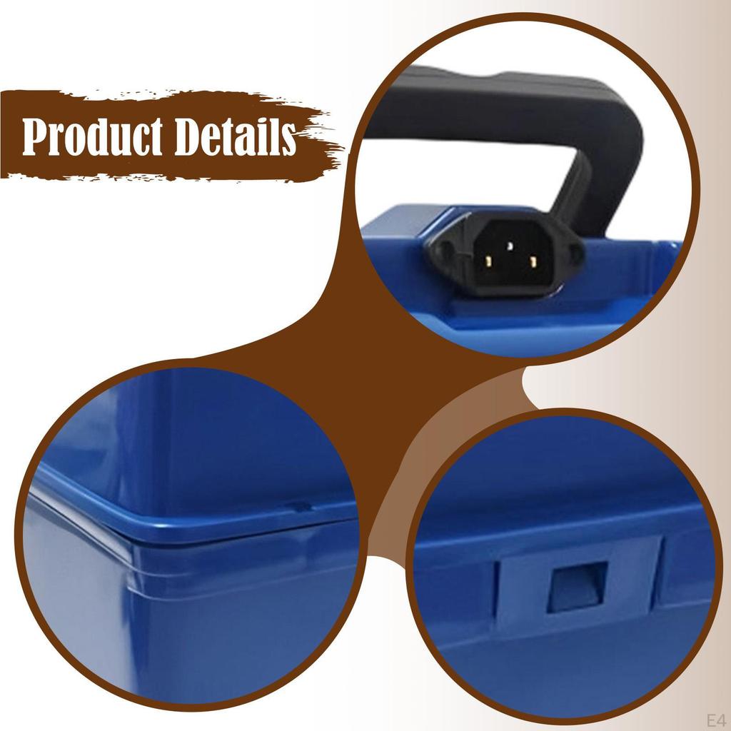 2 kusy pouzdra na baterii pro elektrokolo se sklopnou rukojetí, vodotěsné, prachotěsné