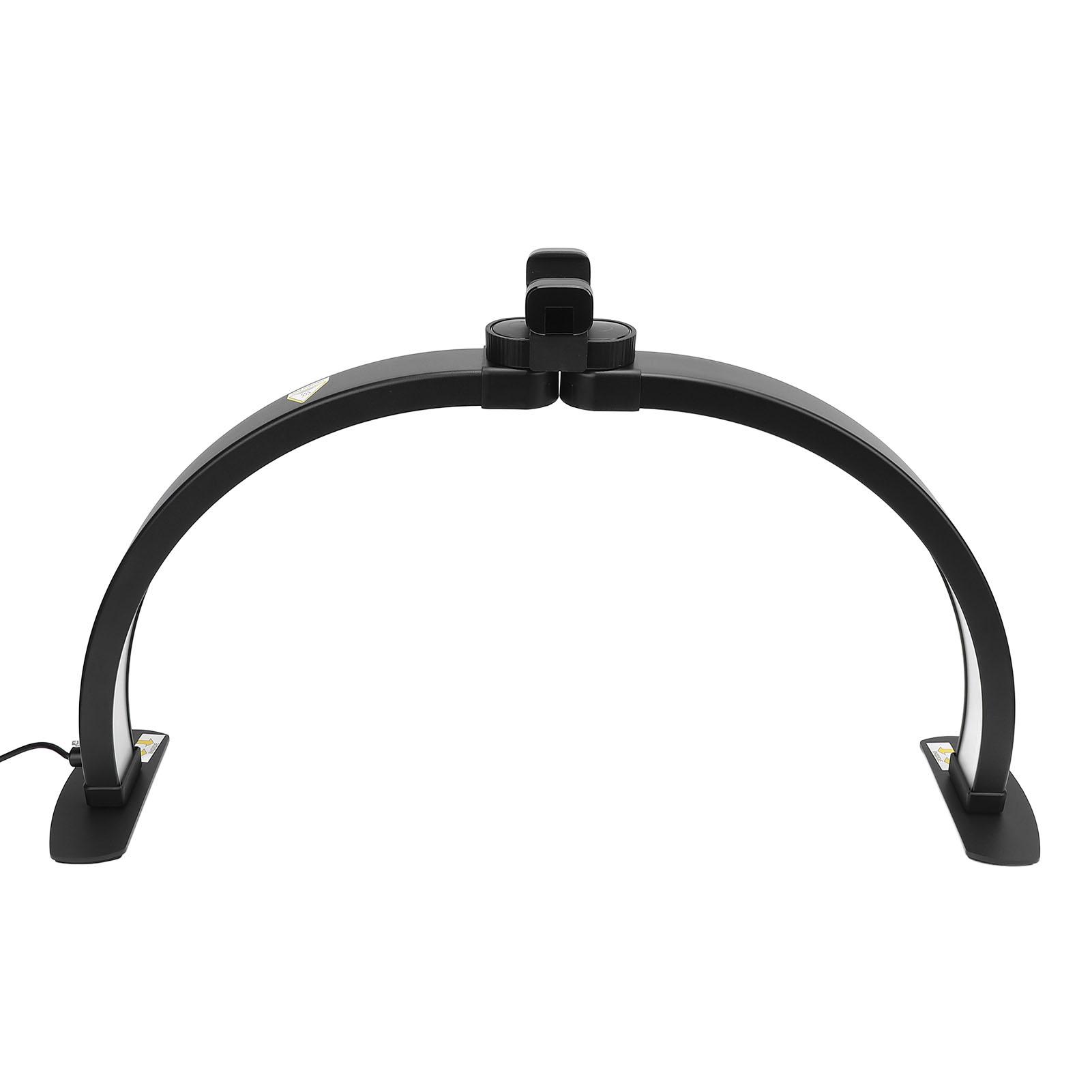 

Half Moon Light 3 Color Temperature 10 Brightness Adjustable Nails Tech Light for Beauty Salon EU UK PLUG