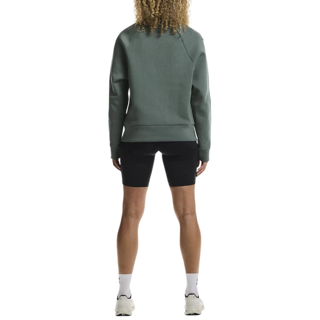 On Focus Tech Crew Knit Sports Pullover Lg Sleeve Sweatshirt Women sweatshirt 1WF30380153