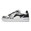 Li Ning Tian Ji Casual Reflective Slip Resistant Durable Low Top Skate Shoes Men Skate Shoes White Black AGCT375-4