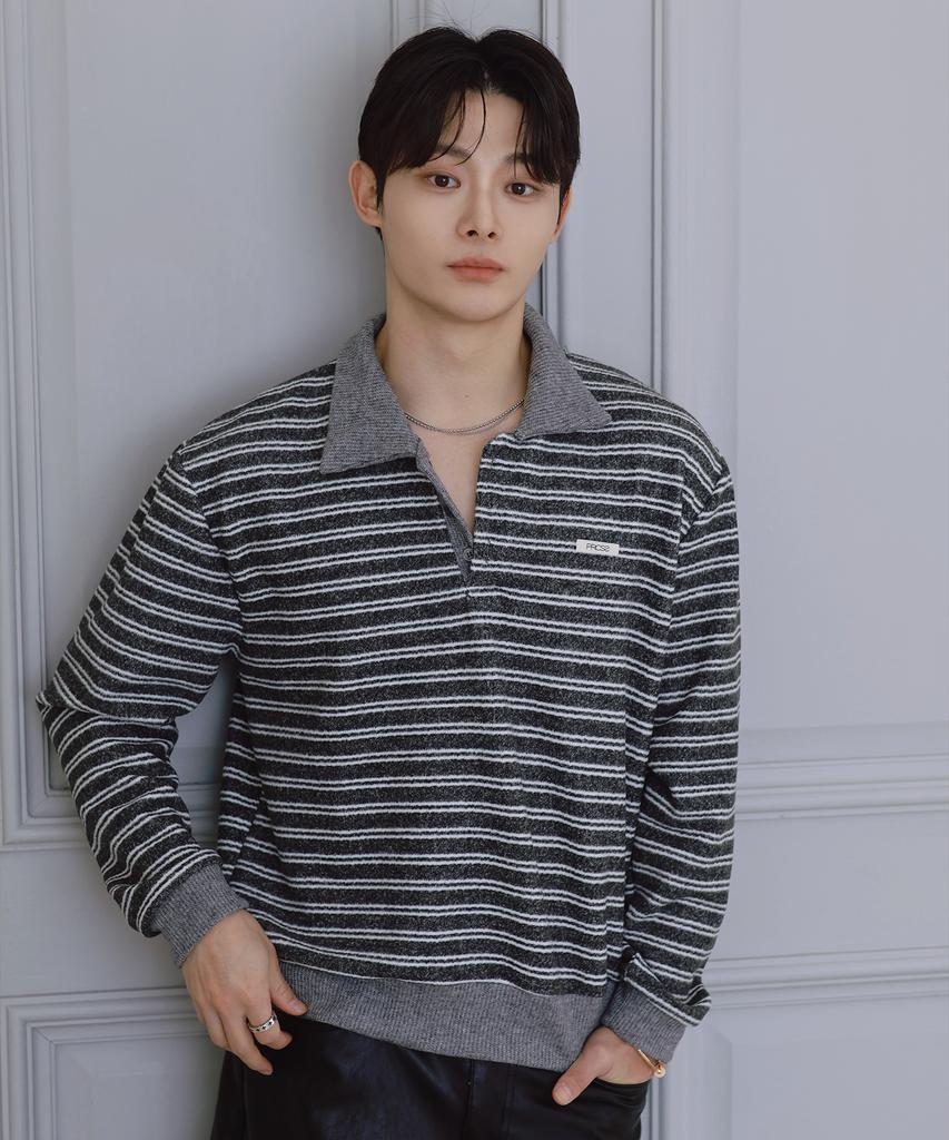 Peuloseseu Multi-Stripe Pk Knit - Gray