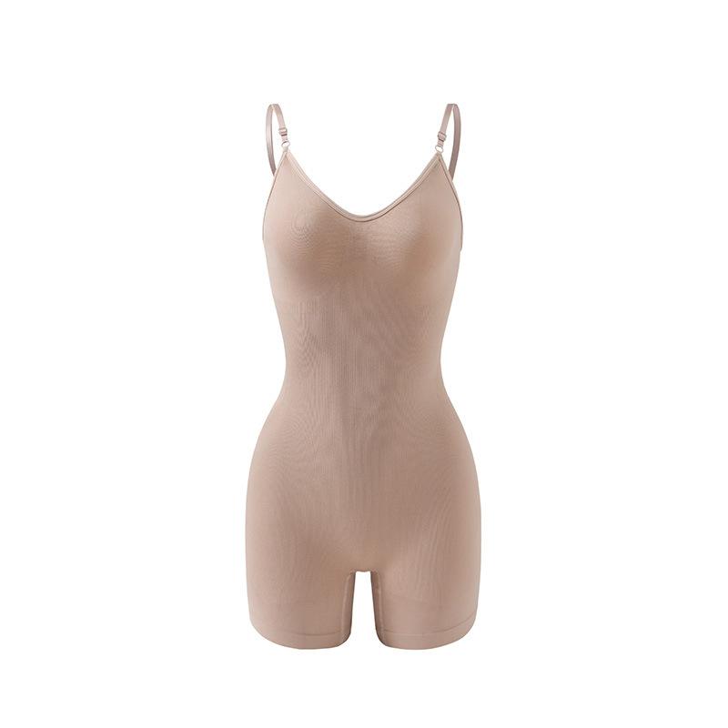 Women's One-Piece Suspender Bodysuit: Tummy-Tucking, Buttock-Lifting, Breast-Supporting Shaping Garment