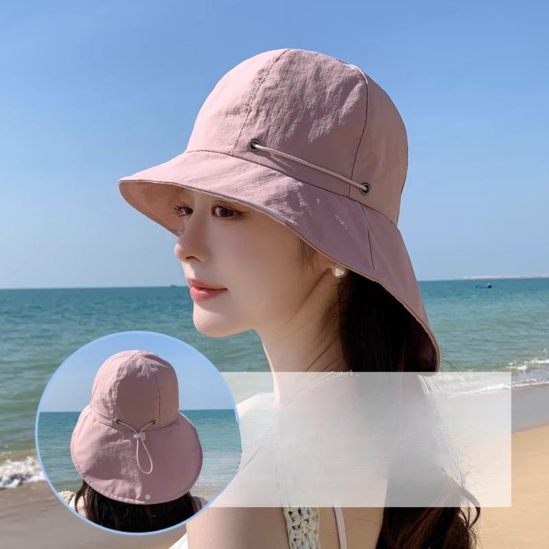 Summer Korean Version of Elastic and Adjustable Sun Hat Fashion Trendy Women's Outdoor Sun Protection Hat Sun Hat