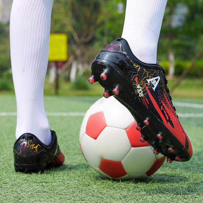 High Quality Professional Training Soccer Shoes Men Lightweight Cleats Sneakers Women Turf Non-Slip Society Football Shoes