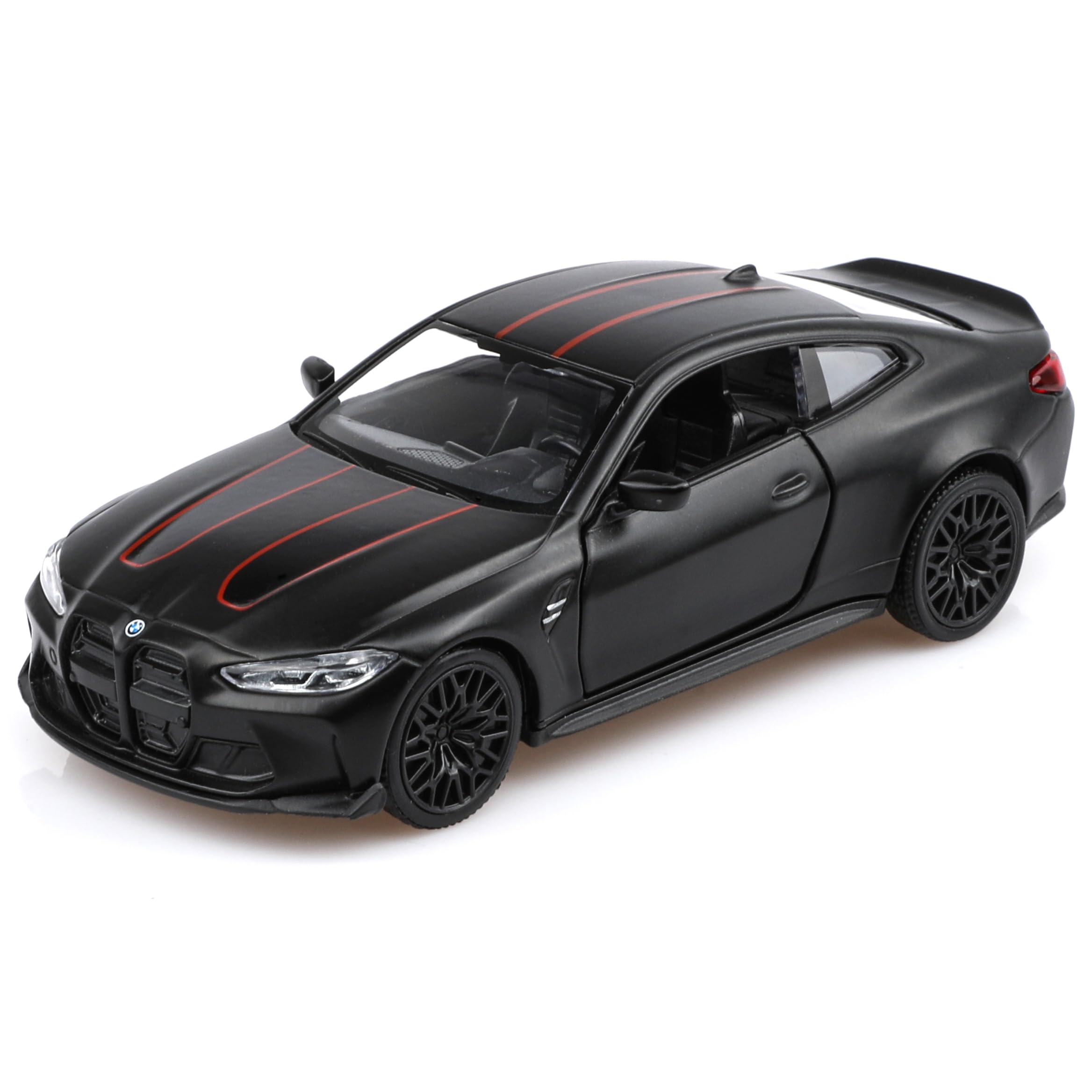 

TOKAXI 1/36 Scale BMW M4 Diecast Miniature Car with Pull-Back Driving Function, Black, Birthday/Christmas Gift for Boys and Girls