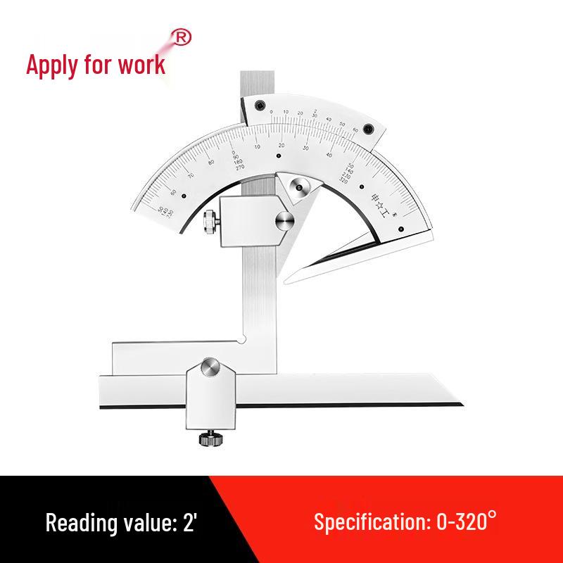 ShenHan ShenGong 0-320° Protractor: Versatile Industrial Goniometer Angle Measuring Tool