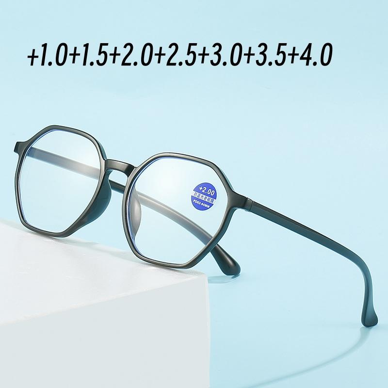 

Men Women Anti-radiation Reading Glasses Ultra Light Blue Light Blocking Presbyopia Glasses Classical Transparent Eyewear Goggle