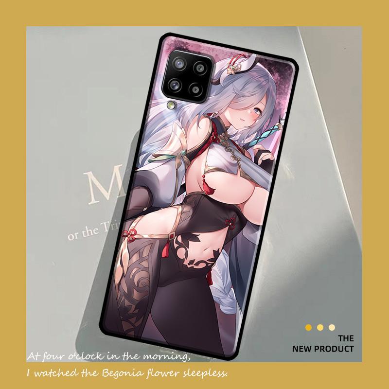 Genshin Anime Shenhe Case For Samsung Galaxy A54 A34 A21S A12 A22 A32 A52 A72 A13 A33 A53 A73 A51 A71 A14 Cover