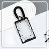 Porte-cartes Couvercle coulissant Étoile Transparent Portable Protecteur d'identité Photo carte Collectionnable Manchon photo Pour un usage quotidien