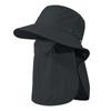 Summer full protection sunshade sunscreen cap big eaves UV protection bucket hat women's face protection removable cycling basin cap