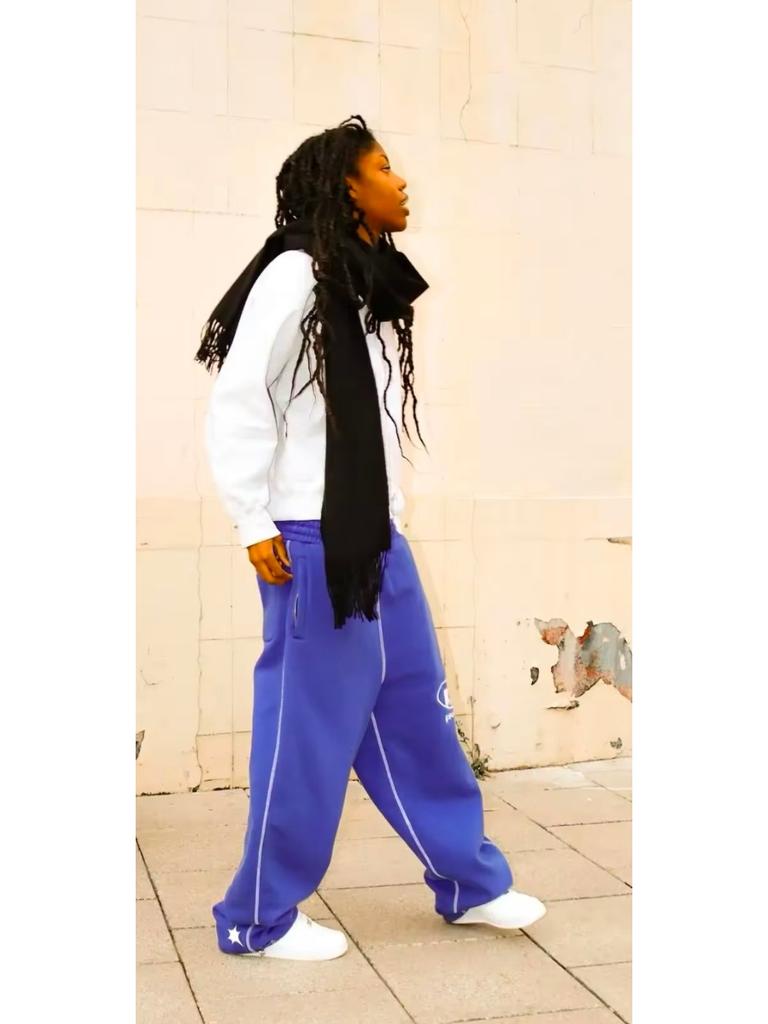 ZYLLO Y2K Casual Pants Mens Womens Harajuku Hip Hop Letter Graphics Embroidered Baggy Pants Joggers Elastic Waist Sweatpants