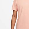 Jordan Solid Color Letter Print Crew Neck Short Sleeve T-Shirt Men Tops Pink DM3182-824
