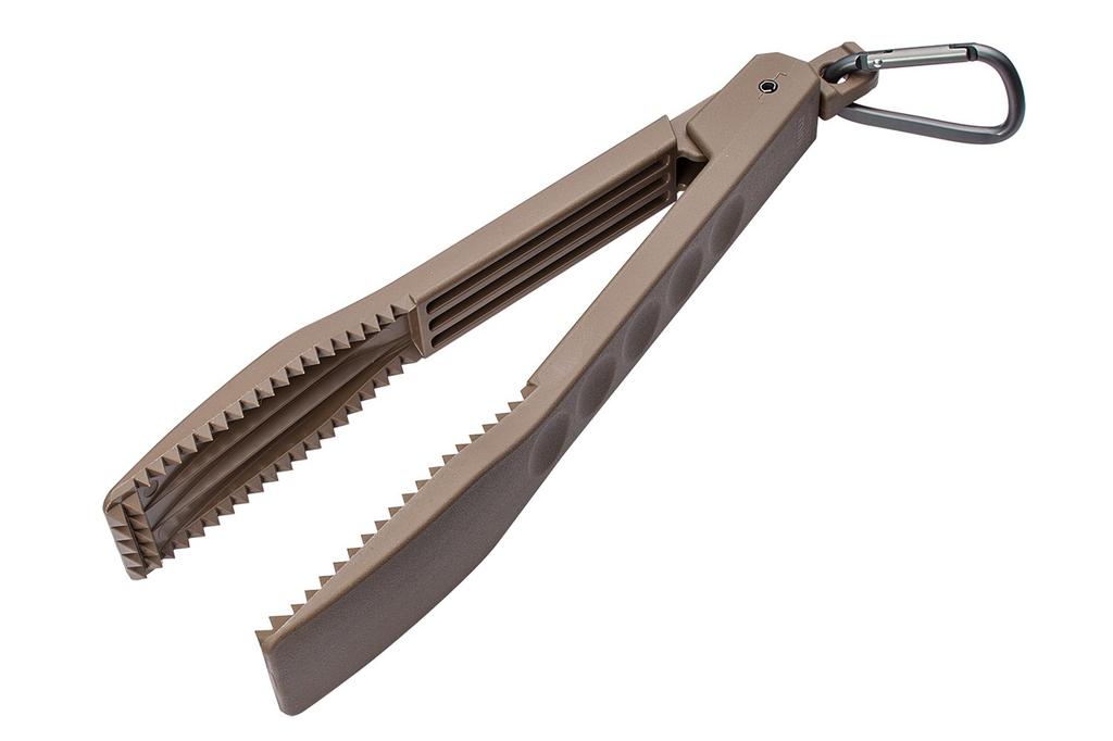 Daiichi Seiko Fish Grip, Wani Grip Mini MC, Dark Earth, Fish Clip, Fishing Pliers, Fishing Grip, Fishing