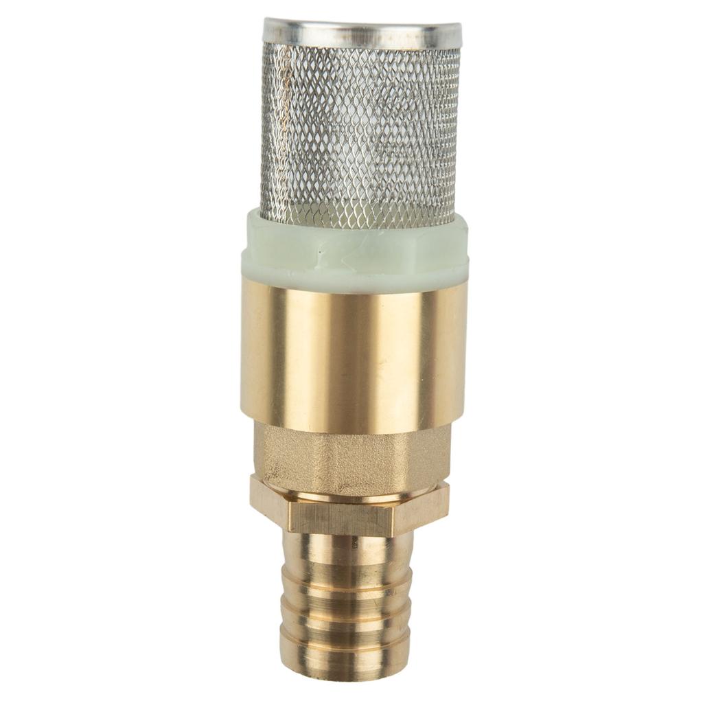 3/4in 1in Non-Return Valve Suction Strainer Foot Valve Hose Connection 19 25 Mm With Mesh Strainer Filter Bottom Valve Foot