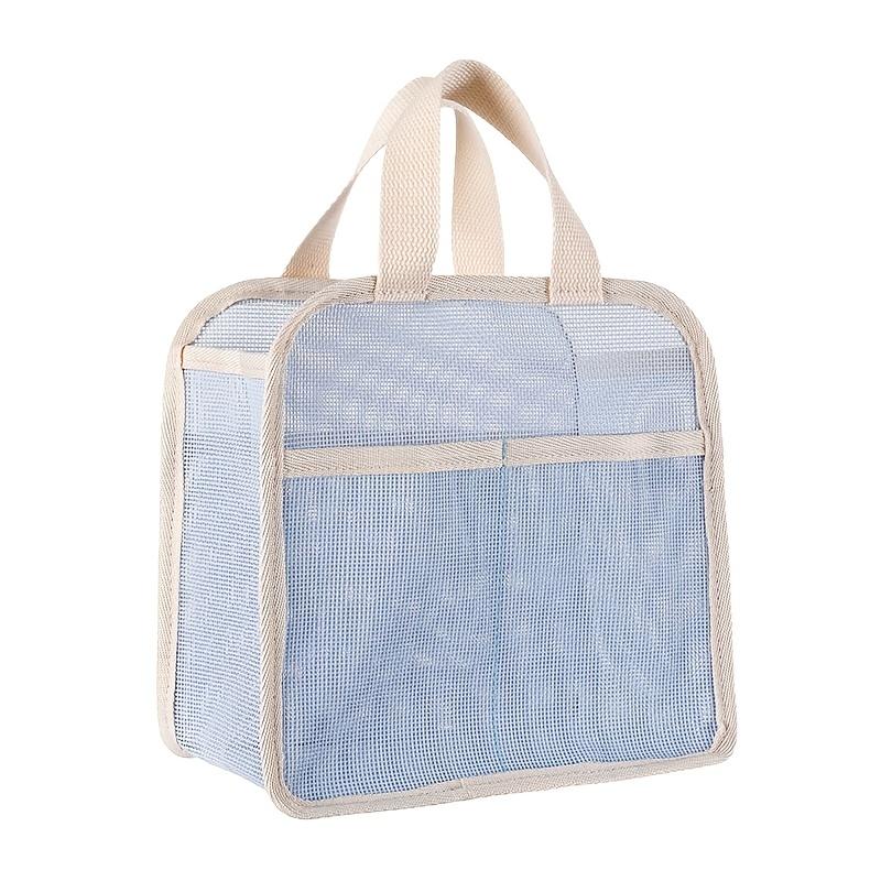Mesh Portable Shower Caddy, Large-capacity Shower Bag, Also Suitable for Beach, Swimming, and Gym Use,Oversized Beach Bag