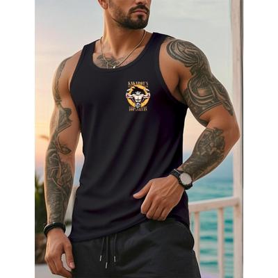 Compression Sleeveless Workout Shirt, Moisture Wicking & Sweat Absorbent, Ideal for Bodybuilding, Running & CrossFit Training