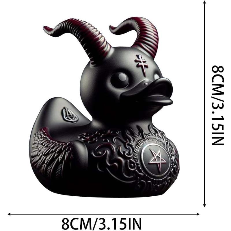 Punk Gothic Duck Halloween Ornaments, Gothic Home Decor Gifts for Women