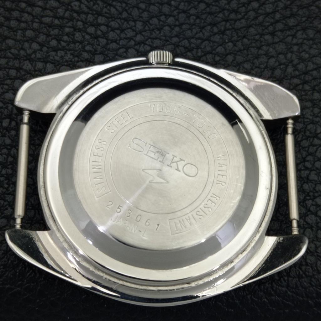 VINTAGE SEIKO AUTOMATIC 7005A JAPAN MENS ORIGINAL DIAL WATCH a702307-5 R124-a702307