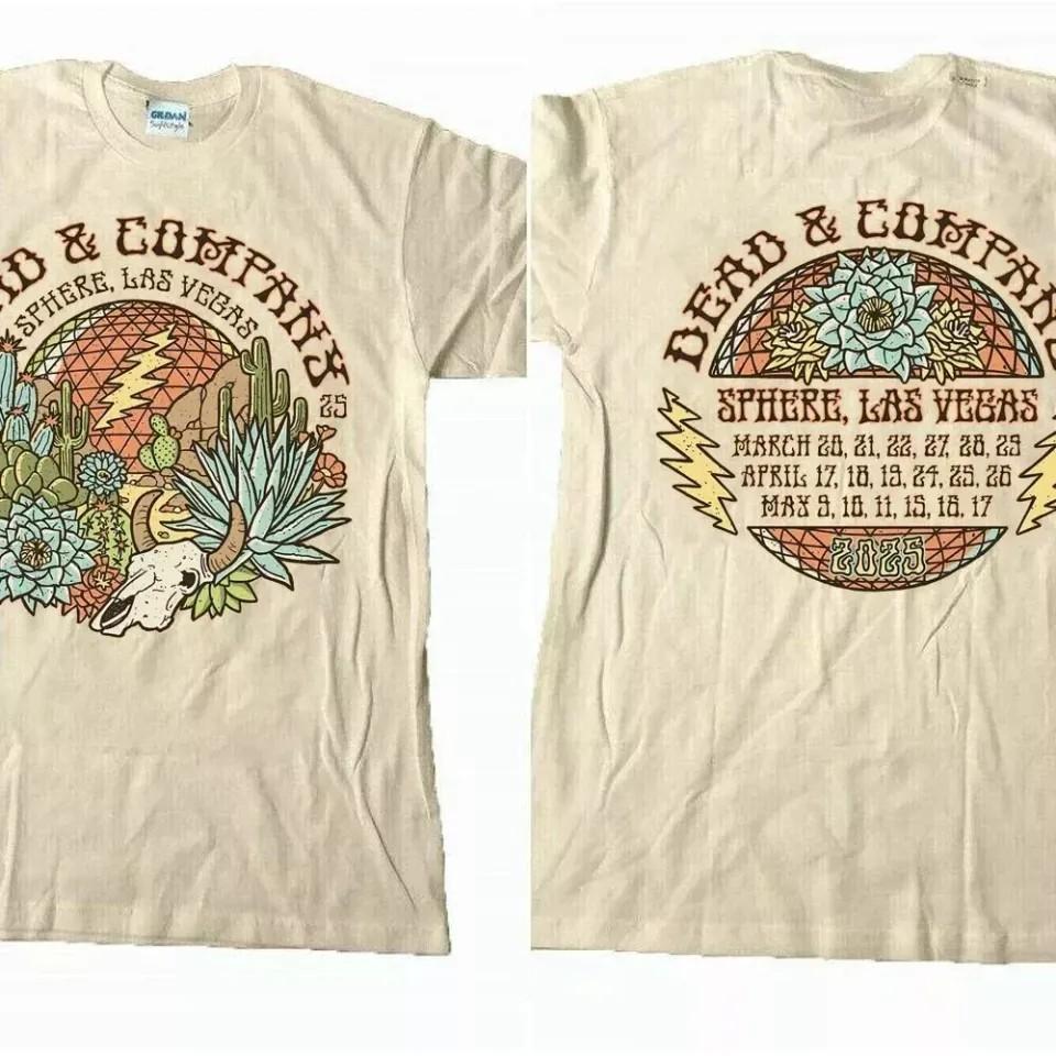 Dead And Company Sphere Las Vegas 2025 Tour Tshirt Unisex T-Shirt S