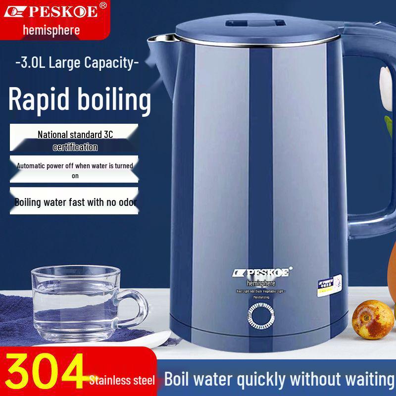 3L Smart Electric Kettle with Automatic Power Off & Insulation