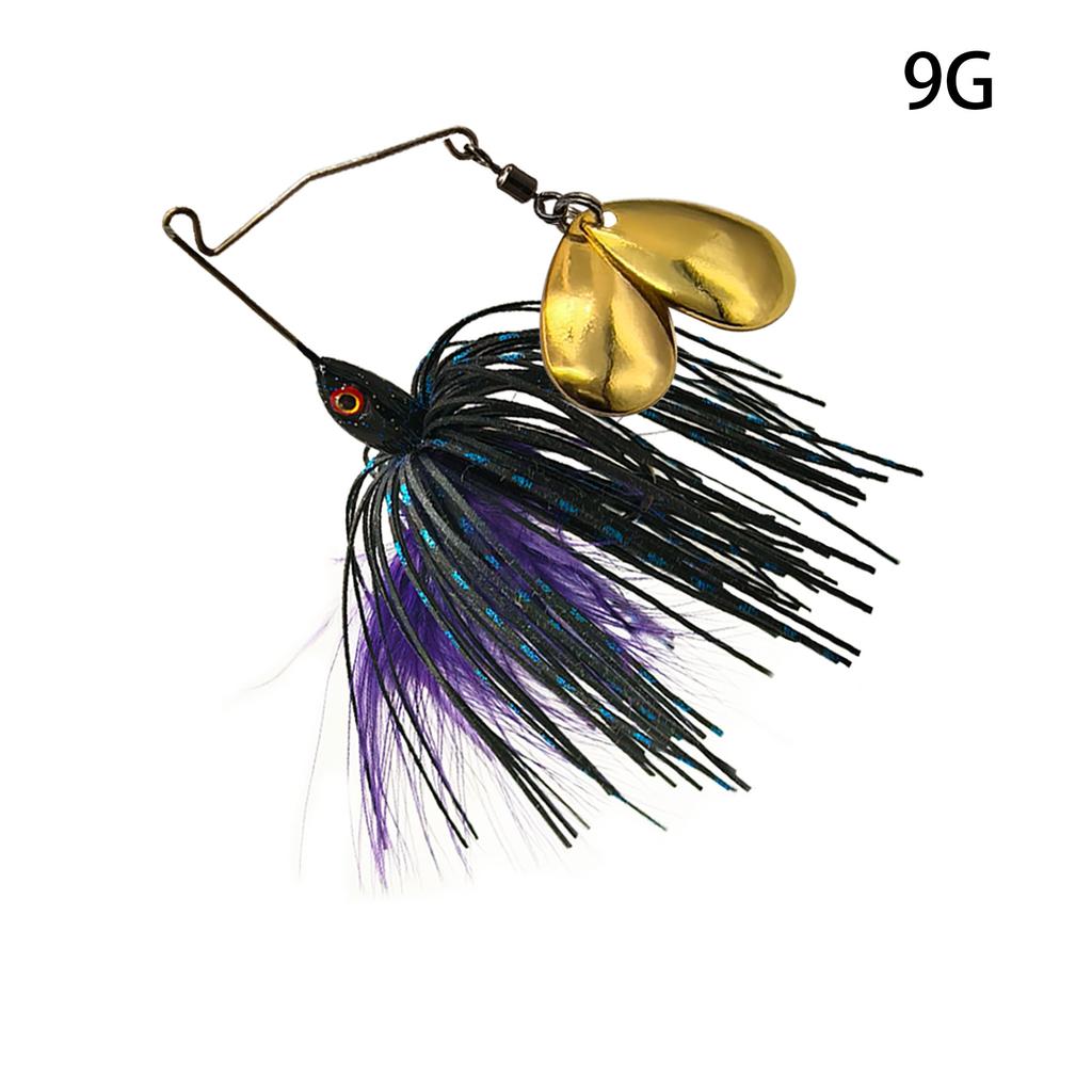 Mycena 7G/9G Spinner Bait Fishing Lure Chatter Bait Blade Jig Dancer Buzzbait Wobbler Chatterbait for Bass Pike