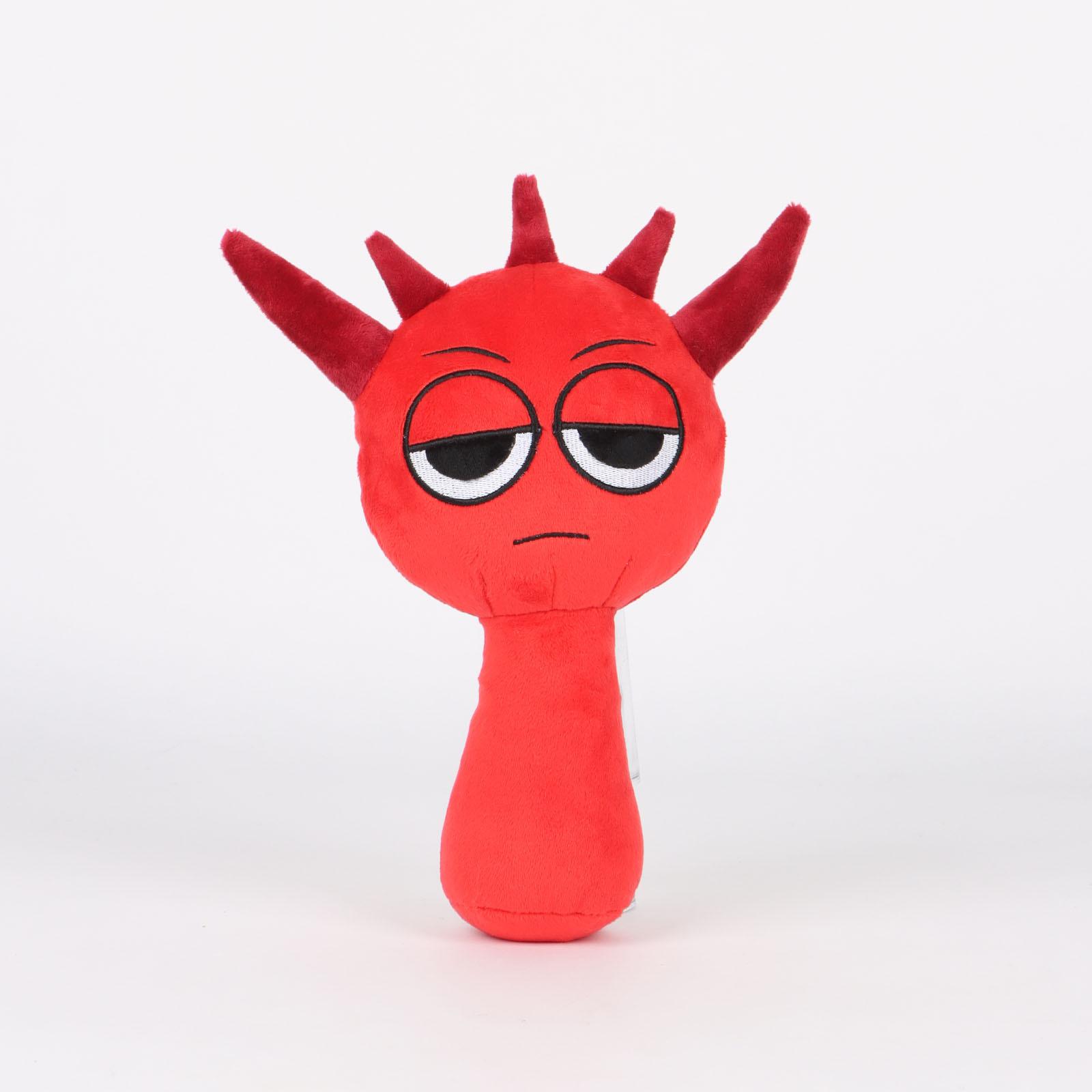 Новый продукт: Sprunki Plush Game Peripheral Мягкие игрушки, куклы Inclibox красный
