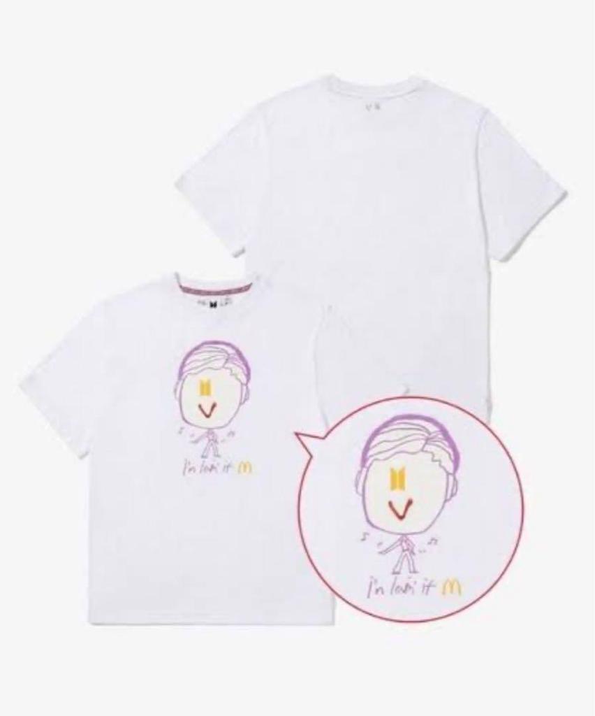 [USED] BTS V McDonald's T-shirt, size L, official