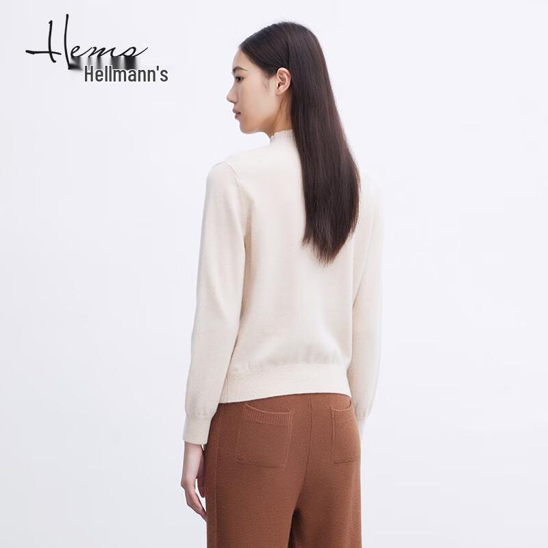 Haiermansi Women's 230J9D71 Cashmere Semi-High Neck Pullover