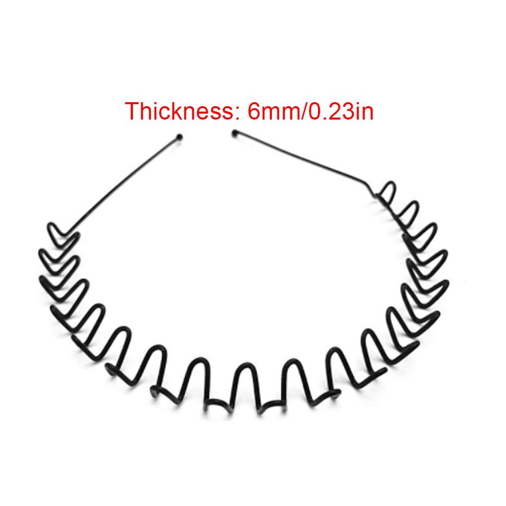 Haarreif Dicke Dehnbar Universal Haarzubehör Leichtgewicht Einfacher Stil Haaraccessoires Sportausrüstung für Männer Frauen