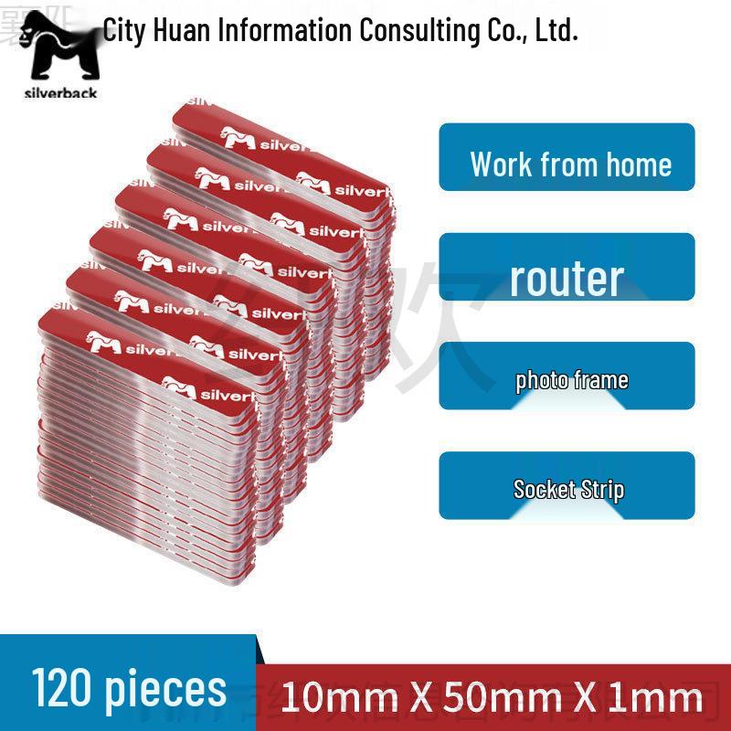 Ev, Araba veya Ofis Kullanımı İçin Güçlü Cırt Cırtlı, Yüksek Viskoziteli Nano Şeffaf Çift Taraflı Bant