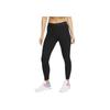 Nike Solid Color Letter Print Slim Fit Sports Fitness Pants Women Bottoms Black BV5563-010