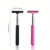 2Pcs Car Rearview Mirror Wiper Cleaning Tool Extendable To 98 Cm Auto Glass Cleaner Scraper Car Accessories Handle Telescopic Window Cleaning Brush