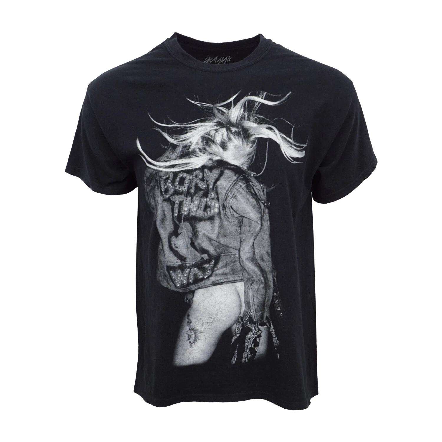 

Men s Casual Graphic LADY GAGA GRAPHIC T SHIRT WILD MENS T SHIRT T-... XL