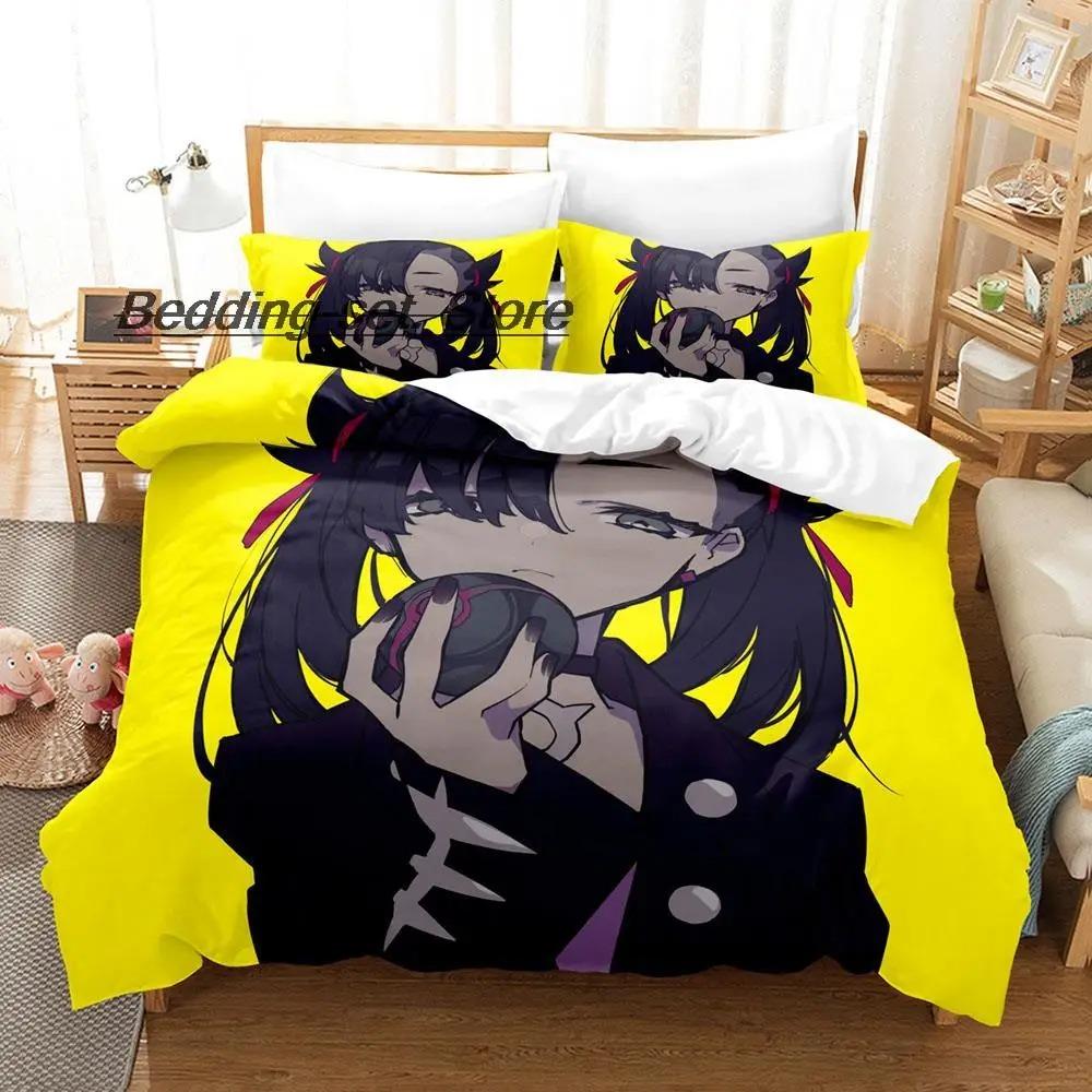 Marnie Bedding Set Single Twin Full Queen King Size Bed Set Aldult Kid Bedroom Duvetcover Sets 3D Print Anime Bed Sheet Set