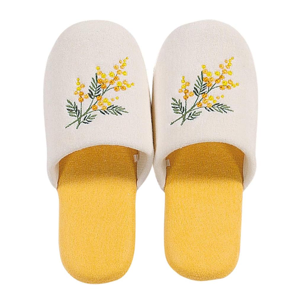 Senko Mimosa Toilet 63789 S.D.S Slippers, Yellow,