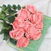 5pcs New 6 Colors Simulated Rose DIY Party Decoration Festival Supplies Vintage Silk Rose Wedding Fake Flowers Home Decor
