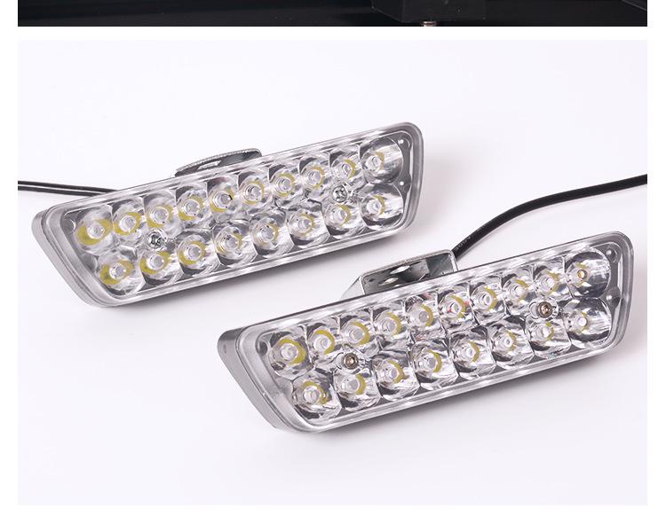 Super lysstærk 18-LED Vandtæt Motorcykel Spotlys 12V-60V X20