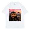 Funny Flying Cat Meme Graphic T Shirts Unisex Unisex Clothing Kawai Fashion Tshirt Summer Casual 100cotton Short Sleeve Tshirts