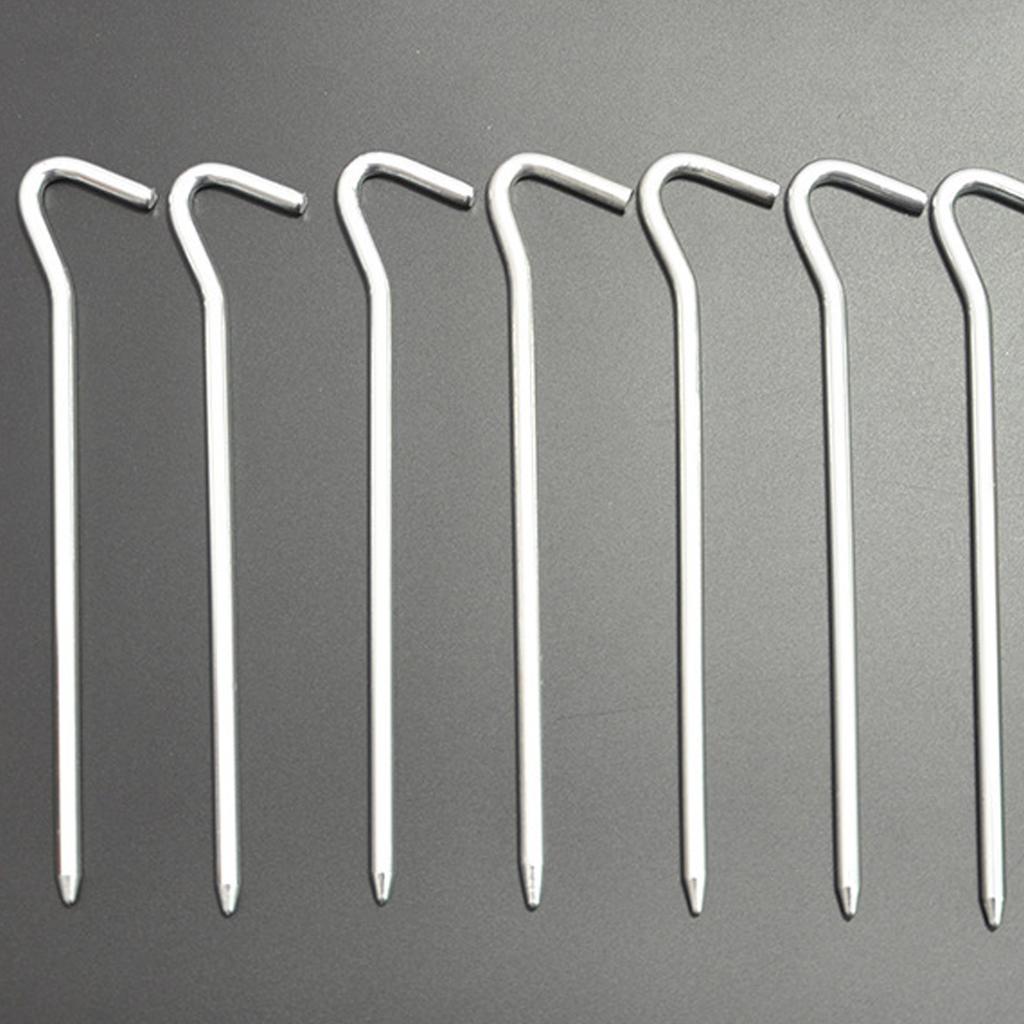 Wind Resistant Stakes Portables Tent Pegs Multifunctional Beach Tent Pegs for Outdoor Survival Gears