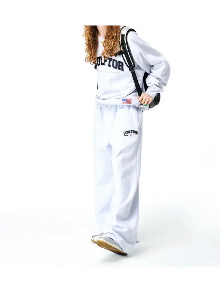 Ležérní Korejská móda Tepláky Ženy Hip Hop Streetwear Joggers Volné Vintage Kalhoty Harajuku Hippie Kalhoty Žena