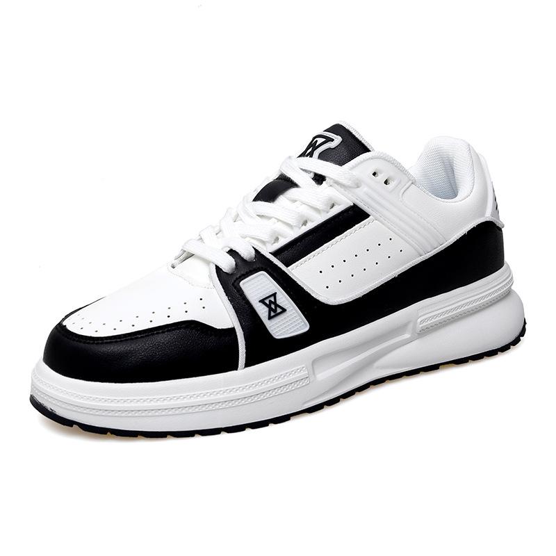 

Трендовая брендовая мужская обувь 2025 новая весенняя молодежная низкая повседневная обувь для скейтборда высококлассный тренд универсальные белые кроссовки 45