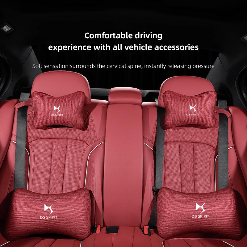 Araba Koltuğu Boyun Baş Desteği Bel Yastığı Buz İpek Yastık DS SPIRIT DS3 DS4 DS4S DS5 5LS DS6 DS7 DS9 WILD RUBIS E-Tense İçin