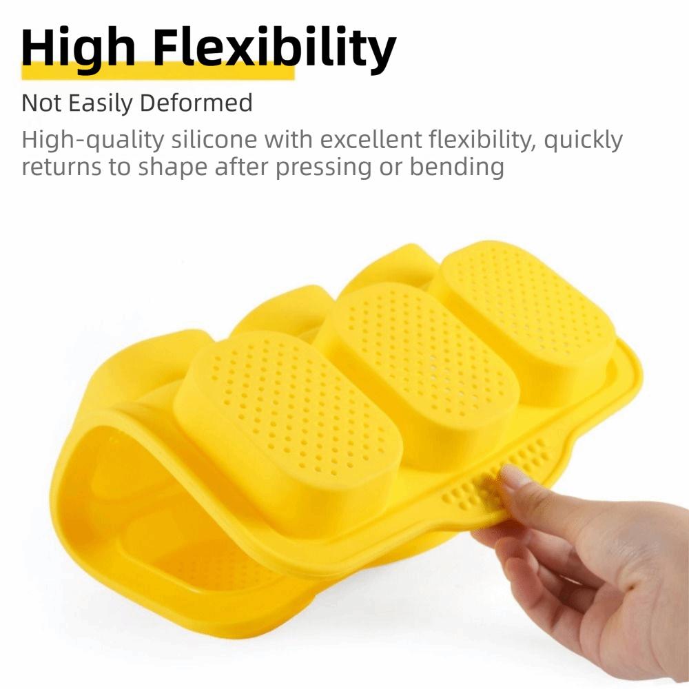 9 Grids Silicone Cake Mold Non-Stick Silicone Hamburger Bun Mold Heat Resistant Non-slip Silicone Baking Pan Restaurant Use